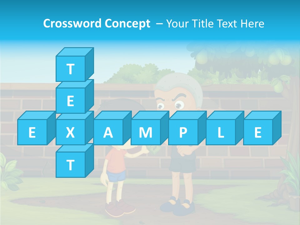 Color Kids Pears PowerPoint Template