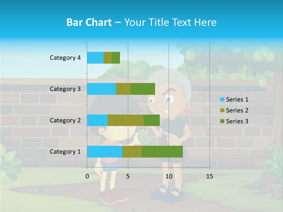 Color Kids Pears PowerPoint Template