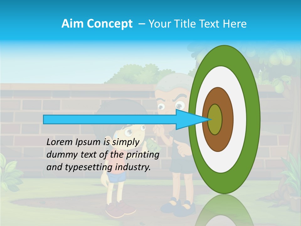 Color Kids Pears PowerPoint Template