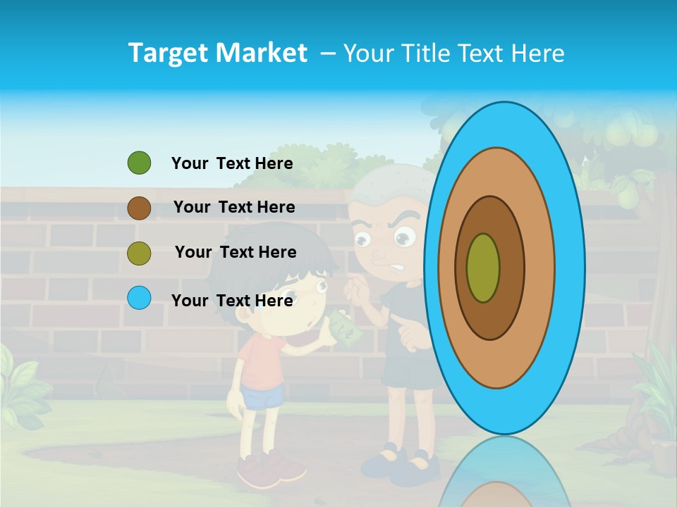 Color Kids Pears PowerPoint Template