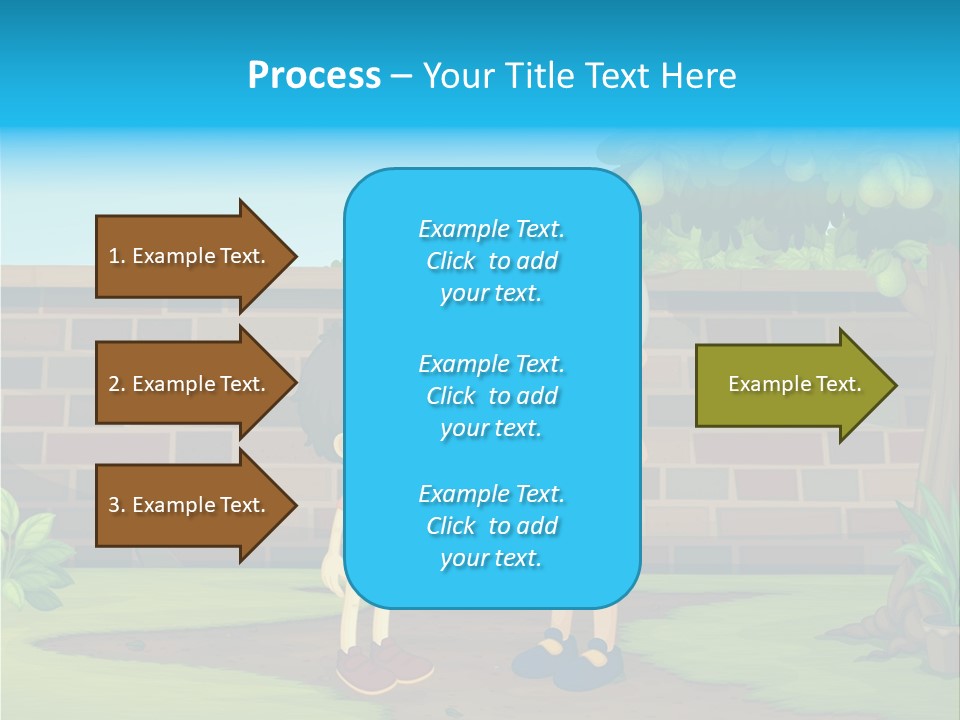 Color Kids Pears PowerPoint Template