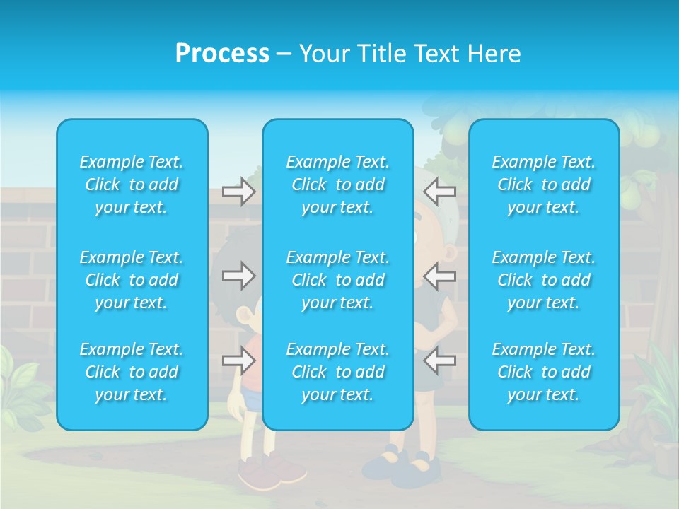 Color Kids Pears PowerPoint Template