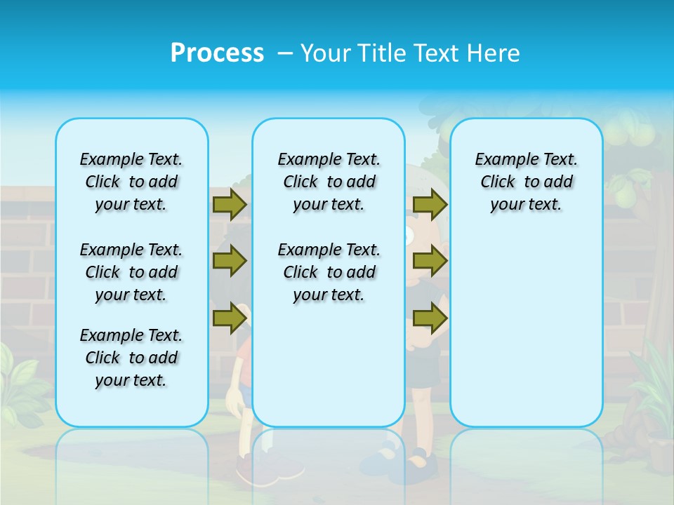 Color Kids Pears PowerPoint Template