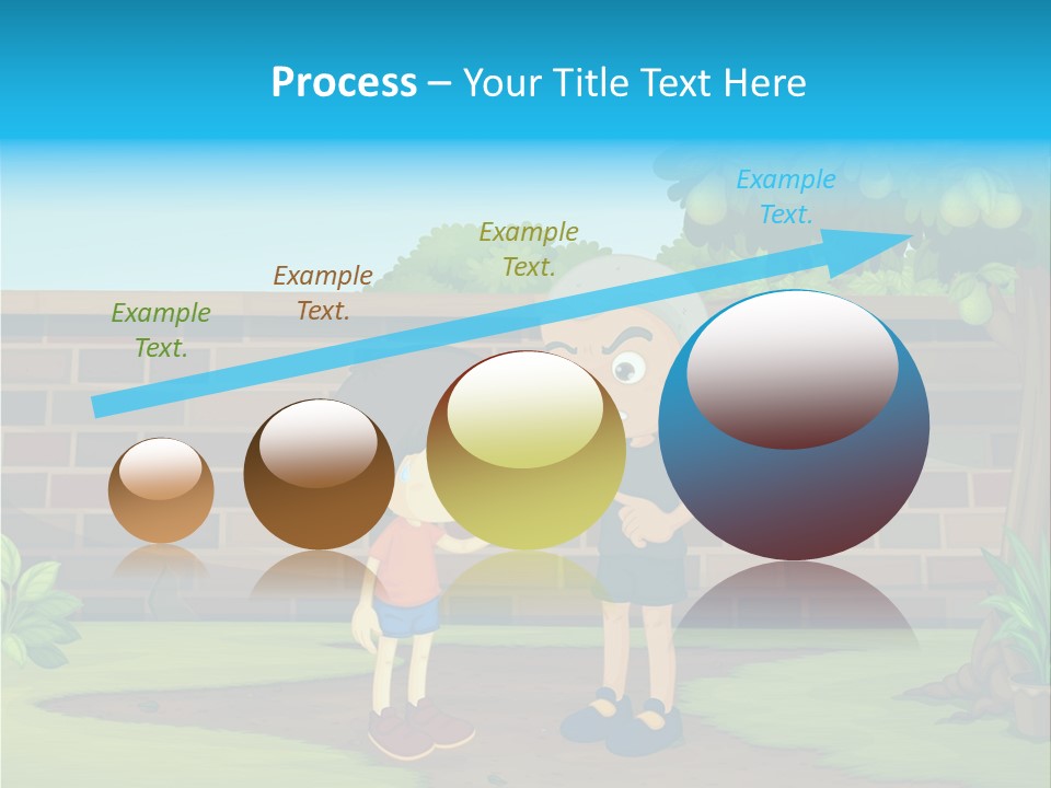 Color Kids Pears PowerPoint Template