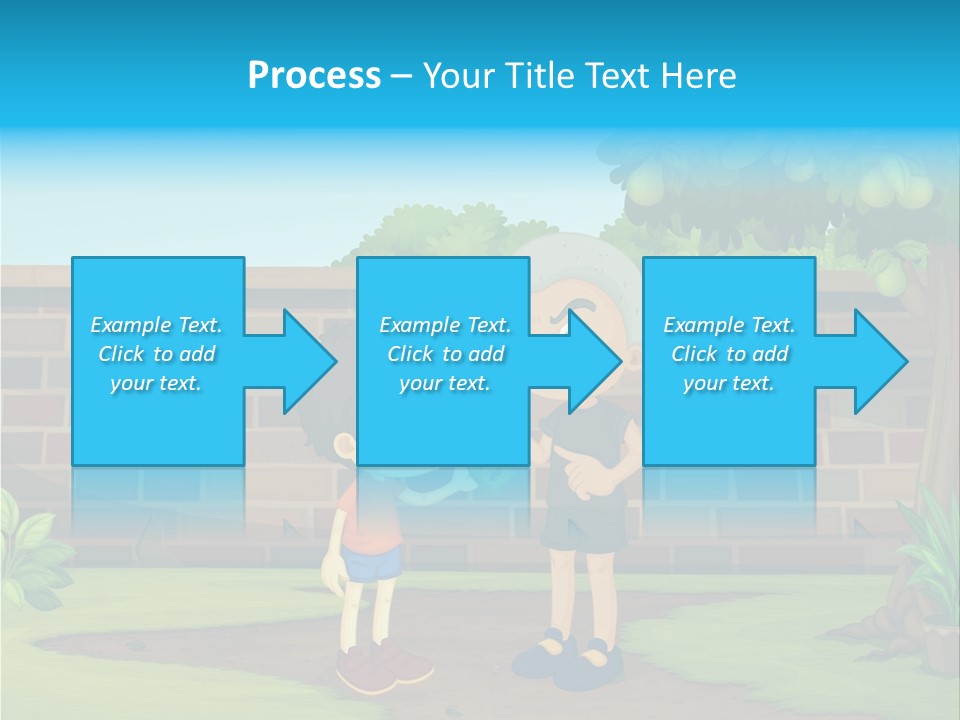 Color Kids Pears PowerPoint Template