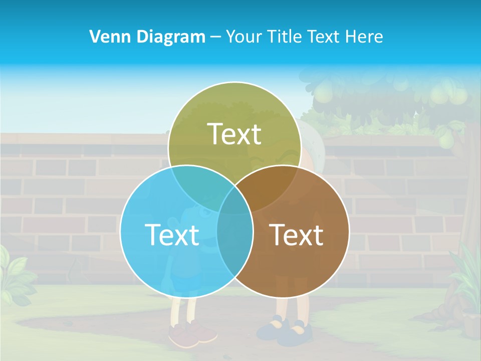 Color Kids Pears PowerPoint Template