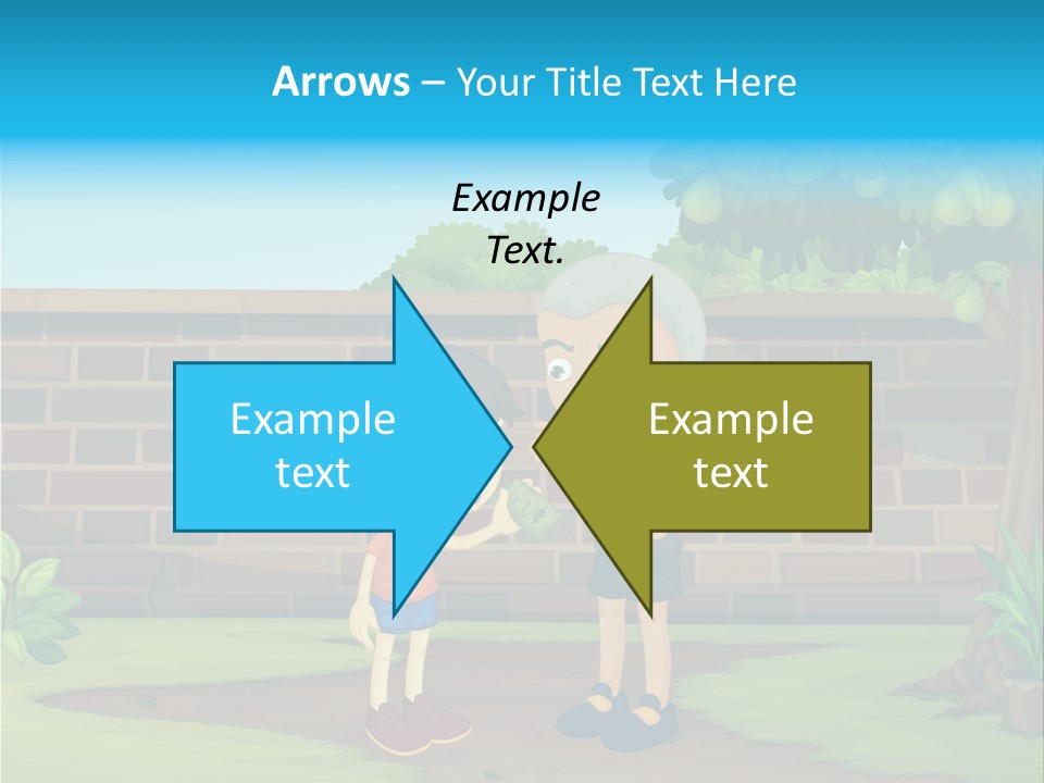 Color Kids Pears PowerPoint Template