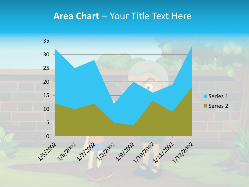 Color Kids Pears PowerPoint Template