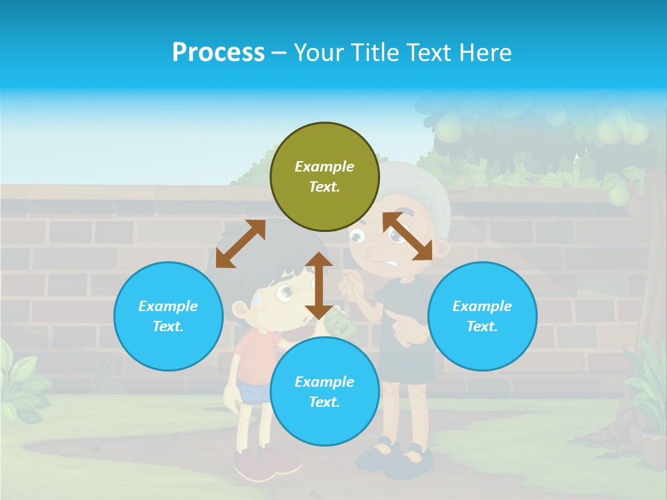 Color Kids Pears PowerPoint Template