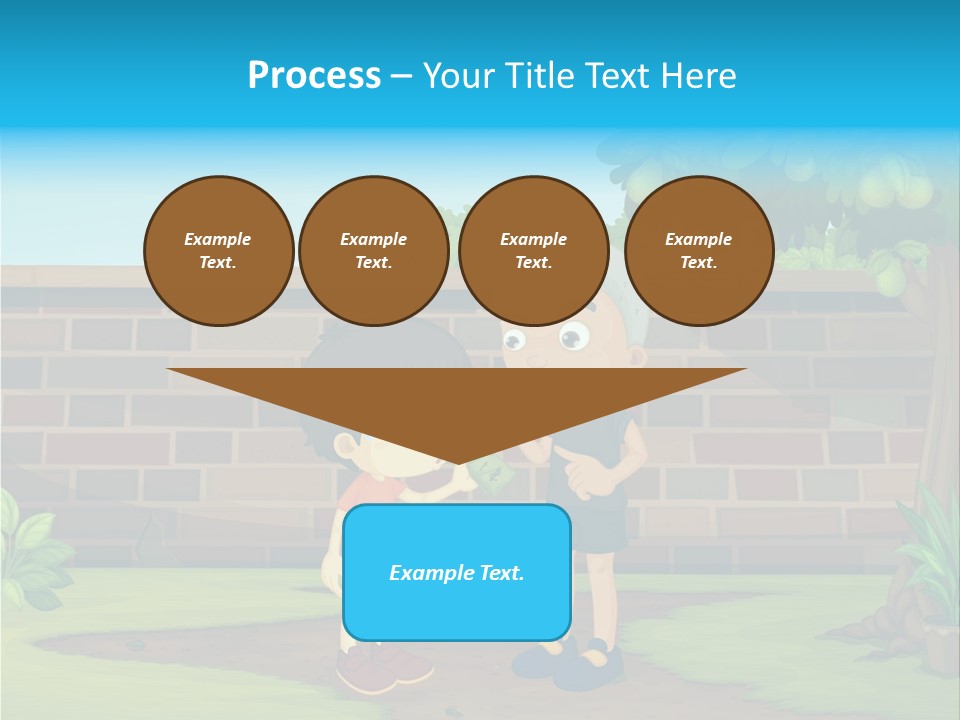 Color Kids Pears PowerPoint Template