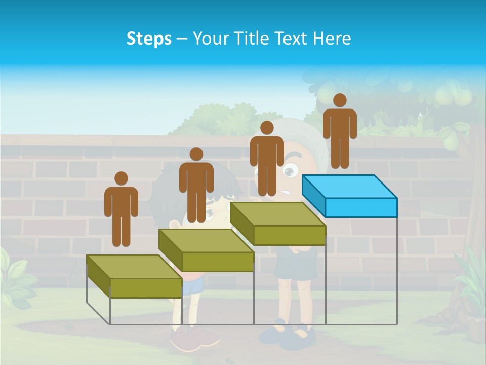 Color Kids Pears PowerPoint Template