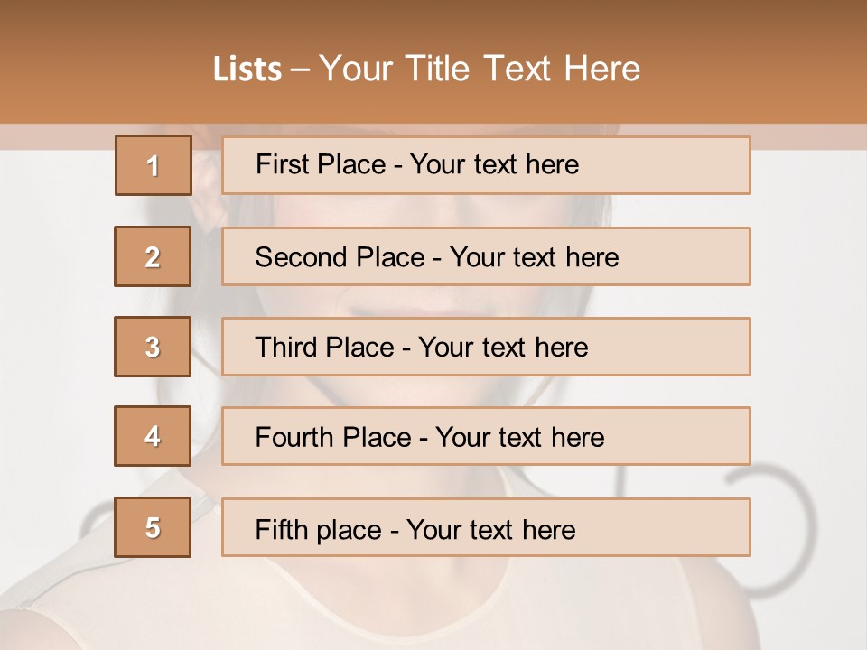 Person Popular Fame PowerPoint Template