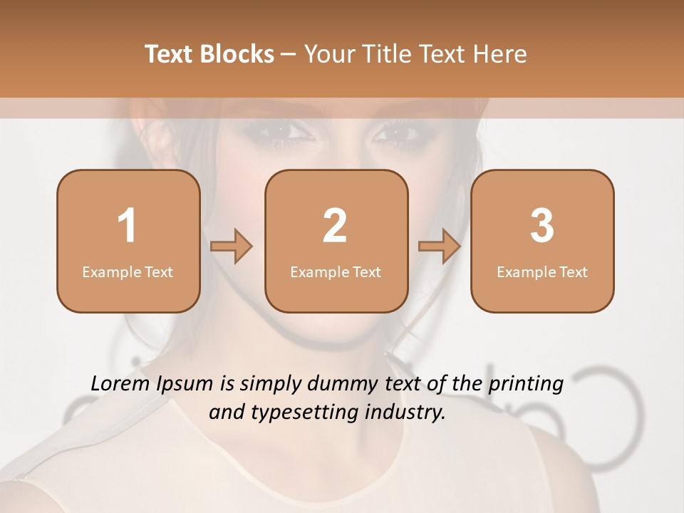 Person Popular Fame PowerPoint Template