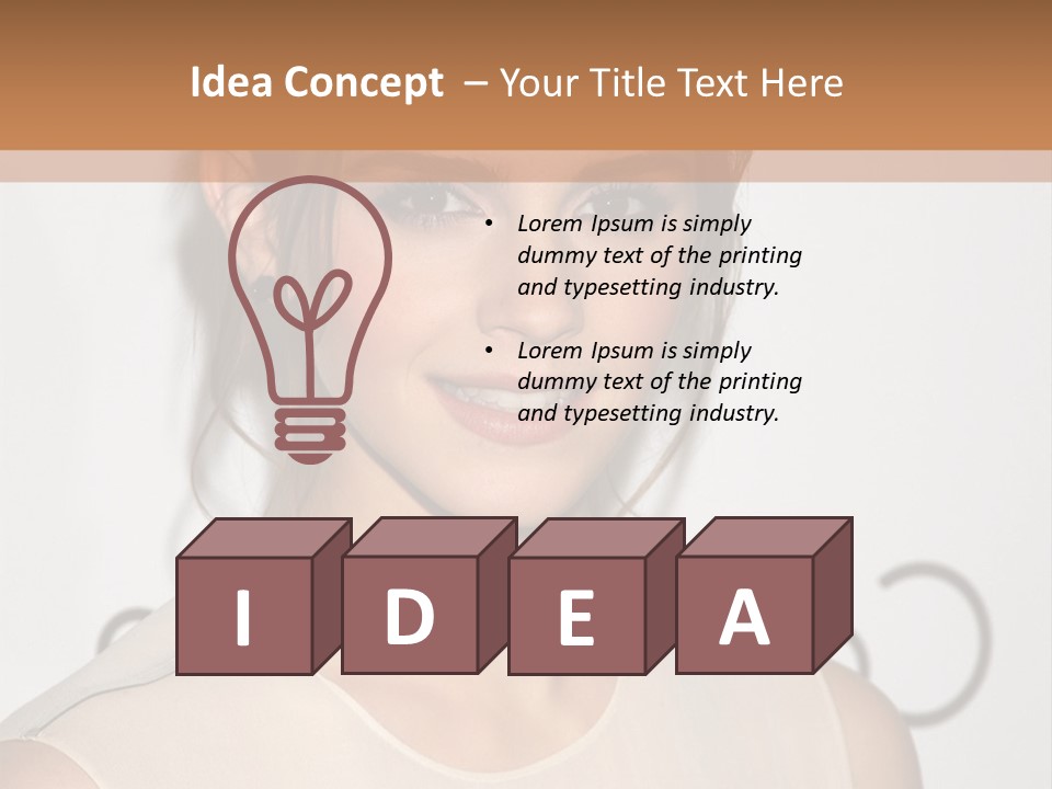 Person Popular Fame PowerPoint Template