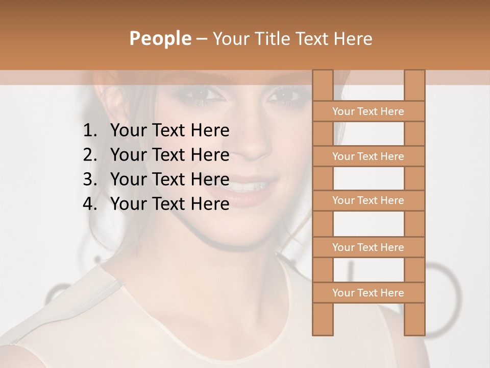 Person Popular Fame PowerPoint Template