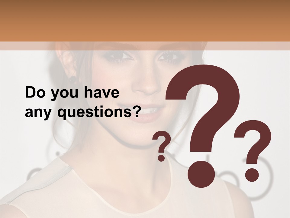 Person Popular Fame PowerPoint Template