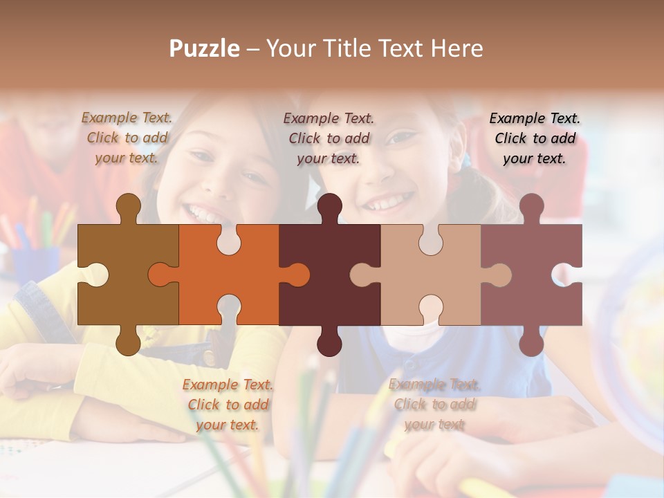 Friendly Youth School PowerPoint Template