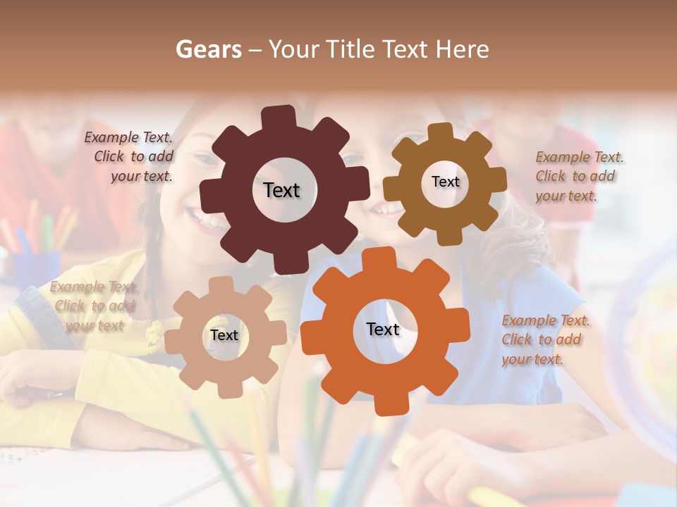 Friendly Youth School PowerPoint Template