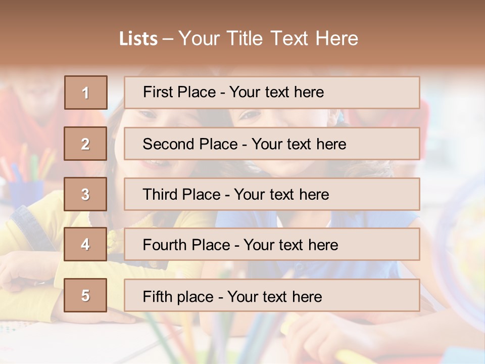 Friendly Youth School PowerPoint Template