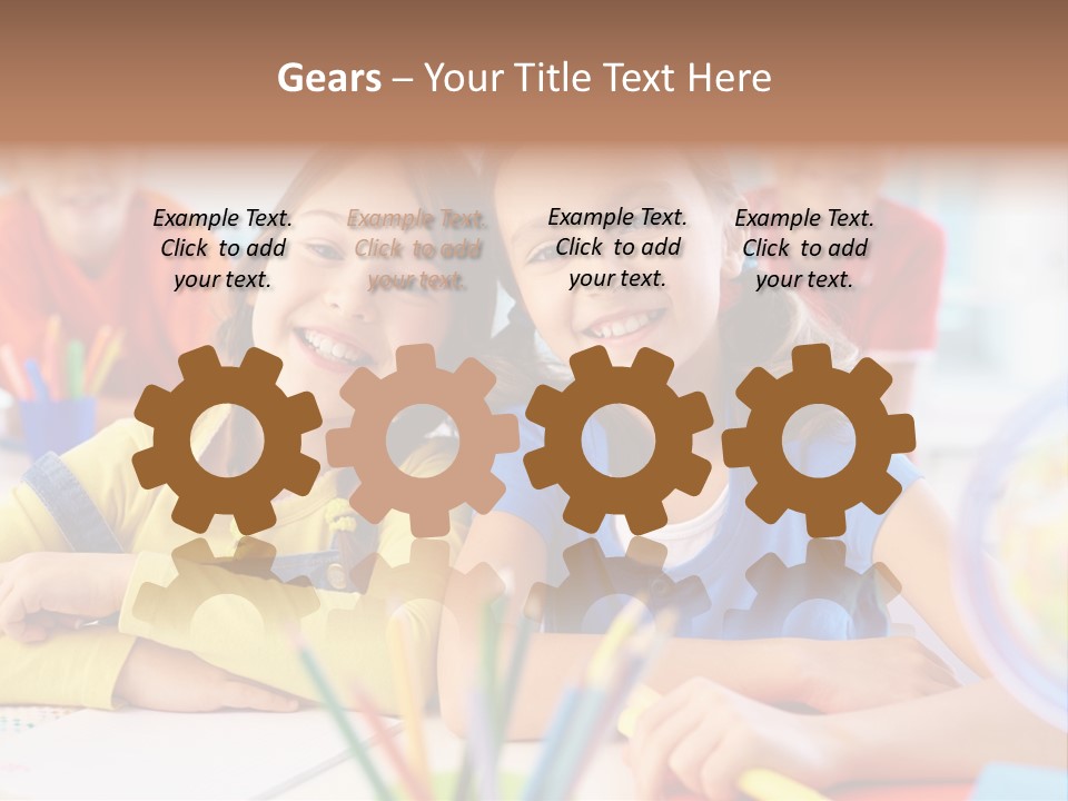 Friendly Youth School PowerPoint Template