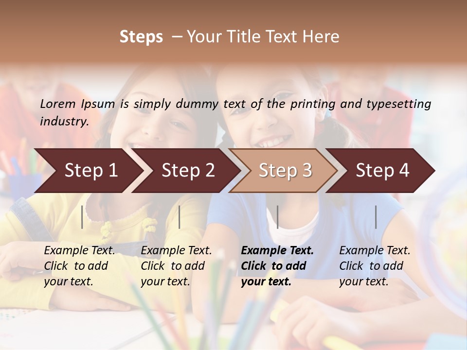 Friendly Youth School PowerPoint Template