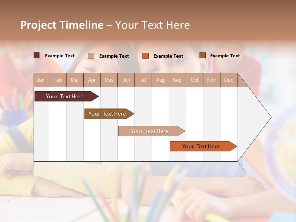 Friendly Youth School PowerPoint Template