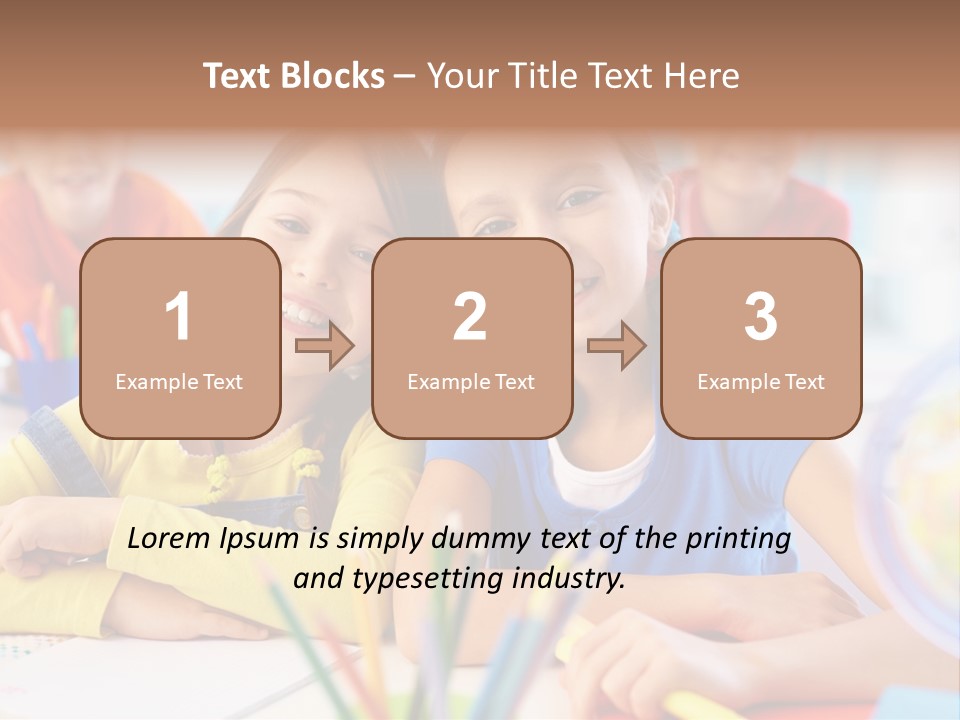 Friendly Youth School PowerPoint Template