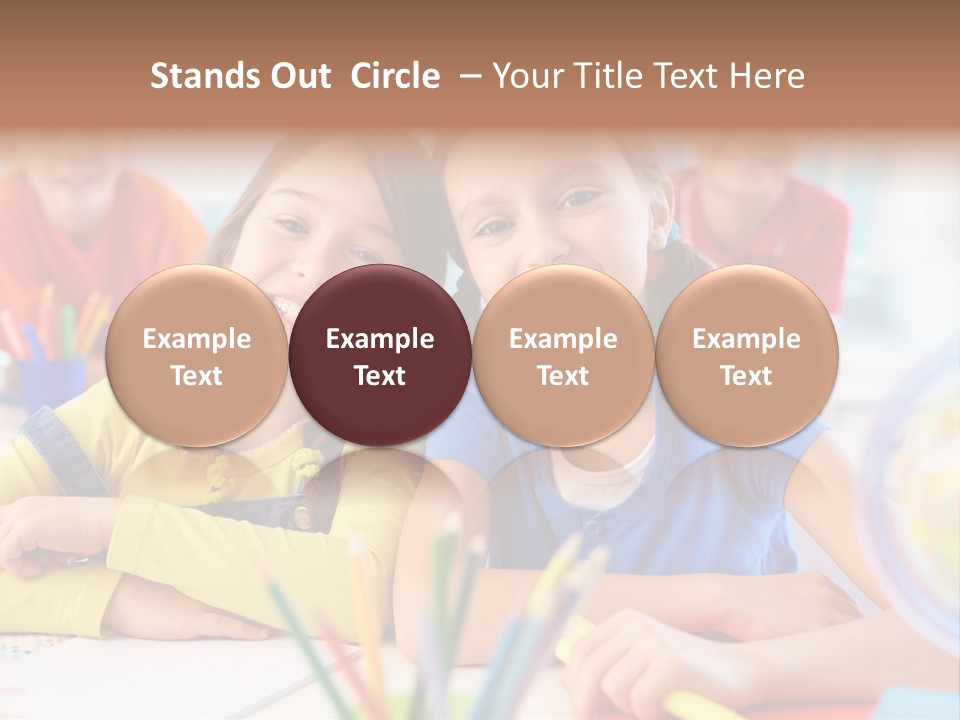 Friendly Youth School PowerPoint Template