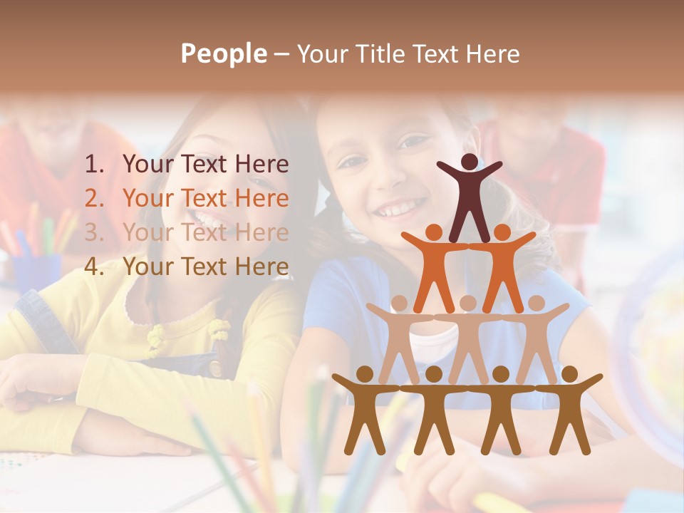 Friendly Youth School PowerPoint Template
