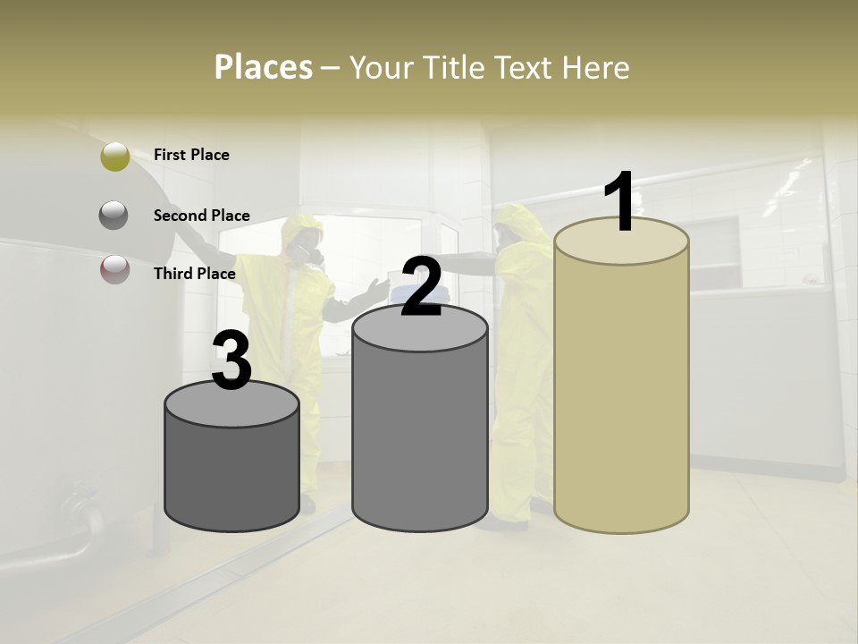 Gloves Mask Steel PowerPoint Template