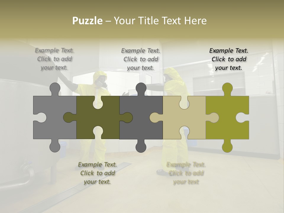 Gloves Mask Steel PowerPoint Template