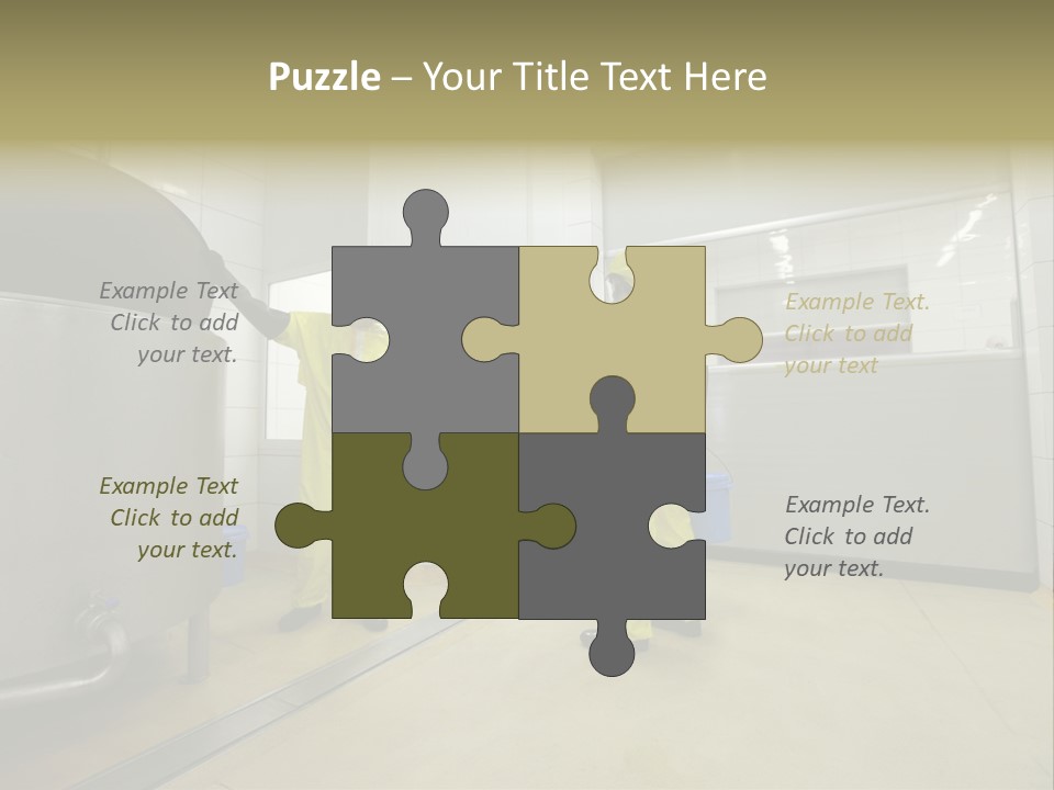 Gloves Mask Steel PowerPoint Template