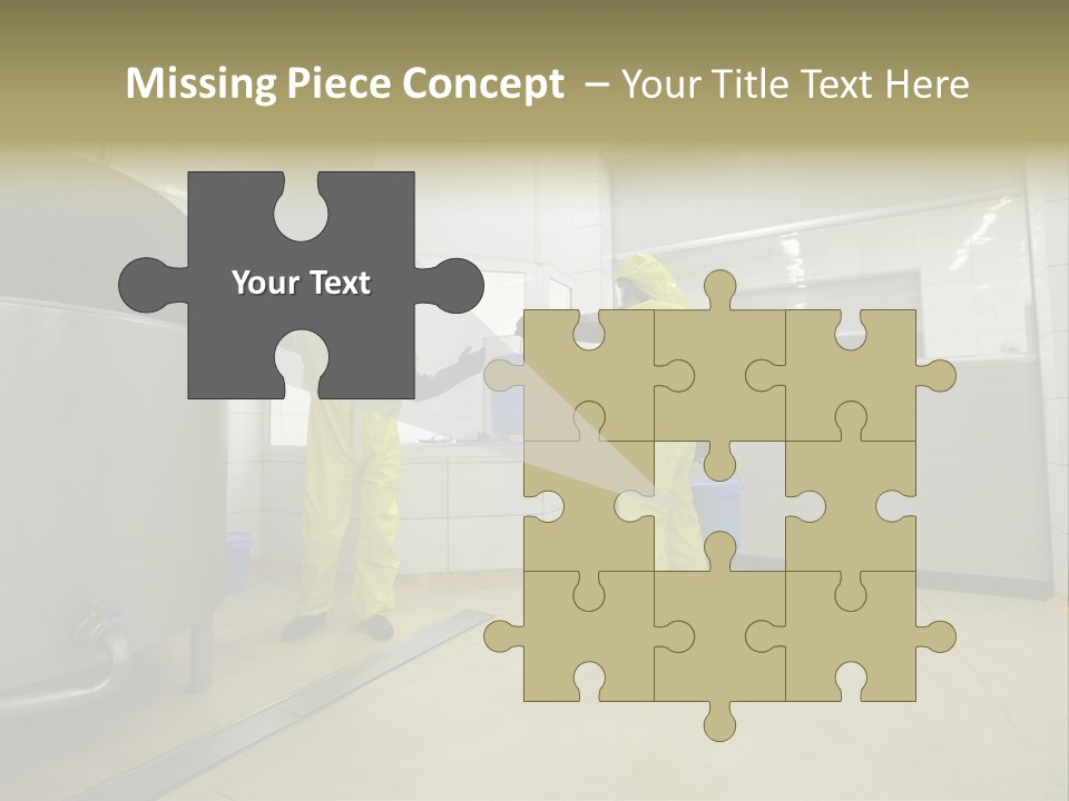 Gloves Mask Steel PowerPoint Template