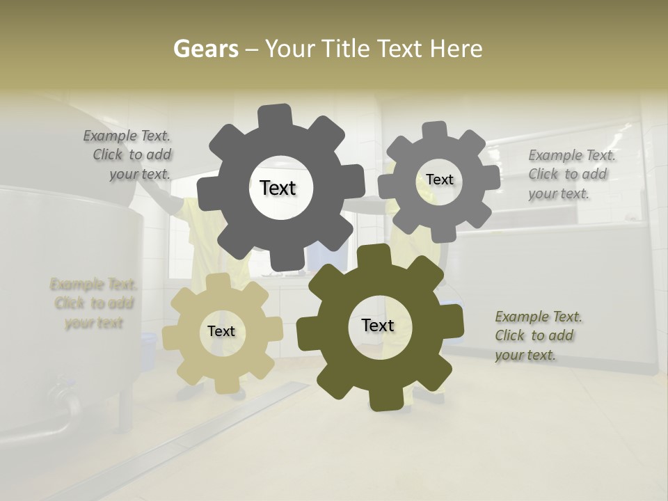 Gloves Mask Steel PowerPoint Template