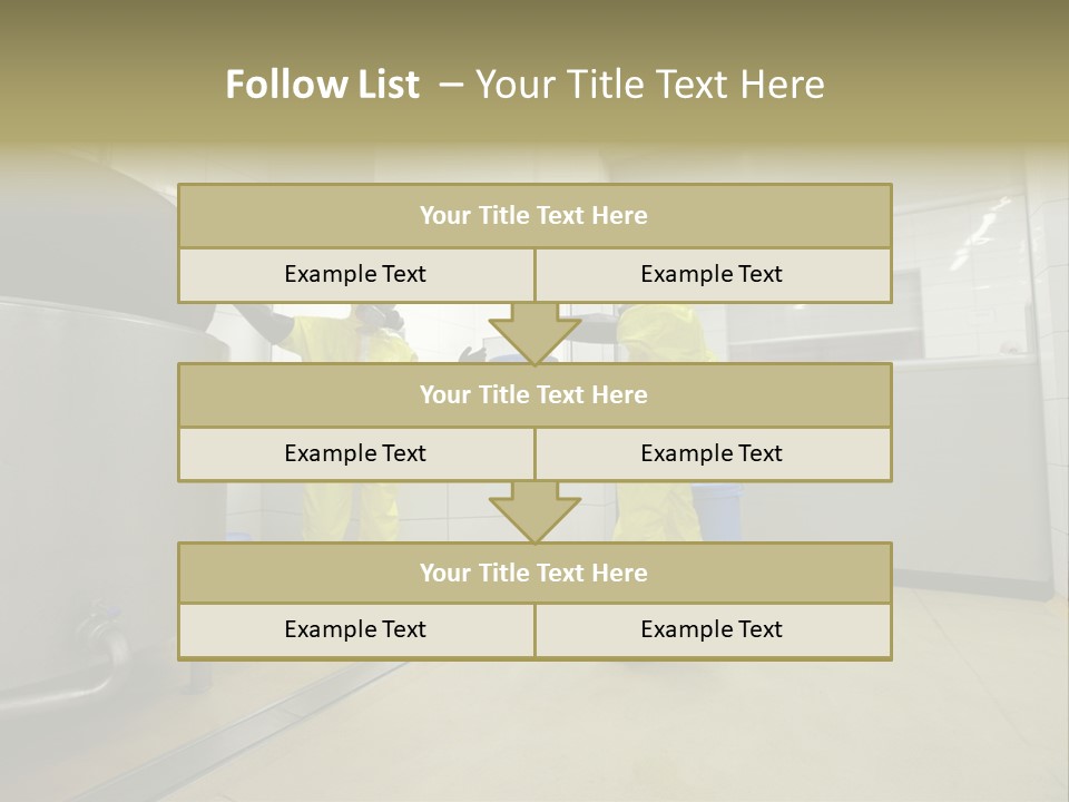 Gloves Mask Steel PowerPoint Template