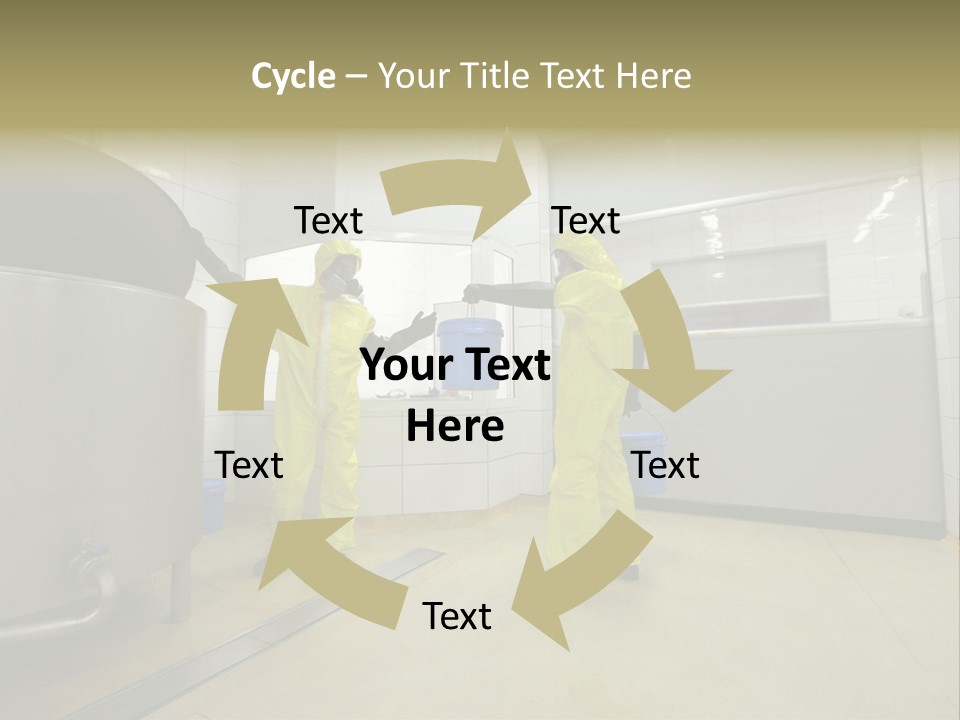 Gloves Mask Steel PowerPoint Template