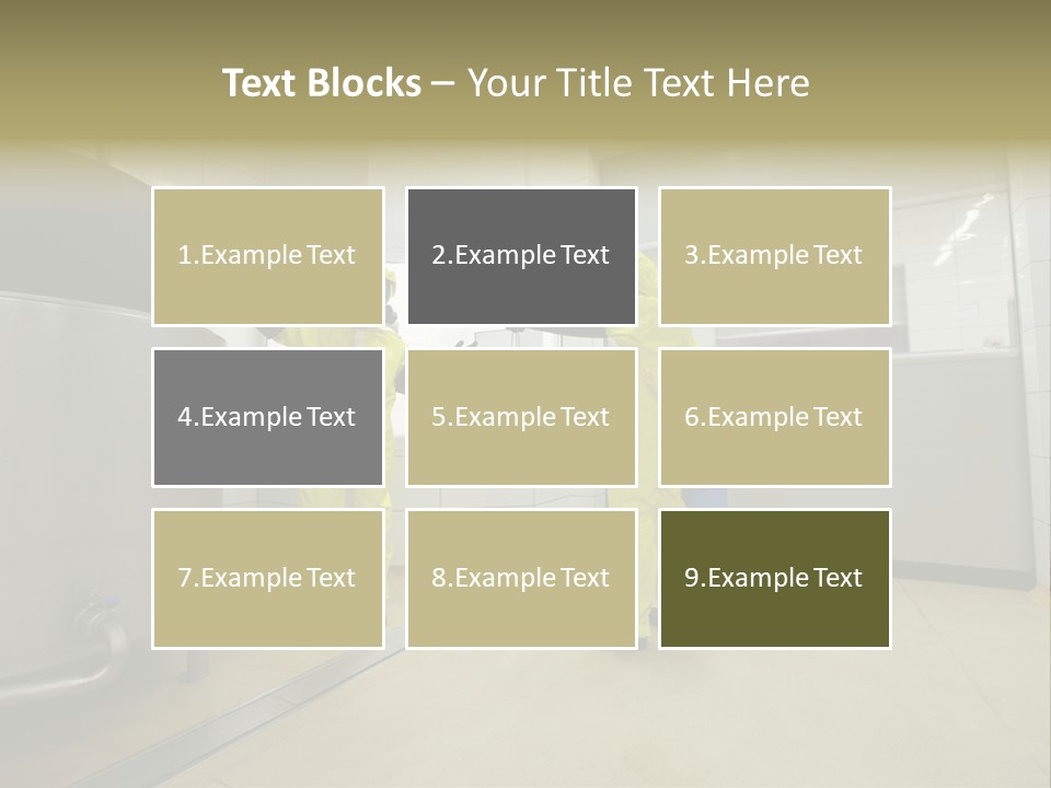 Gloves Mask Steel PowerPoint Template