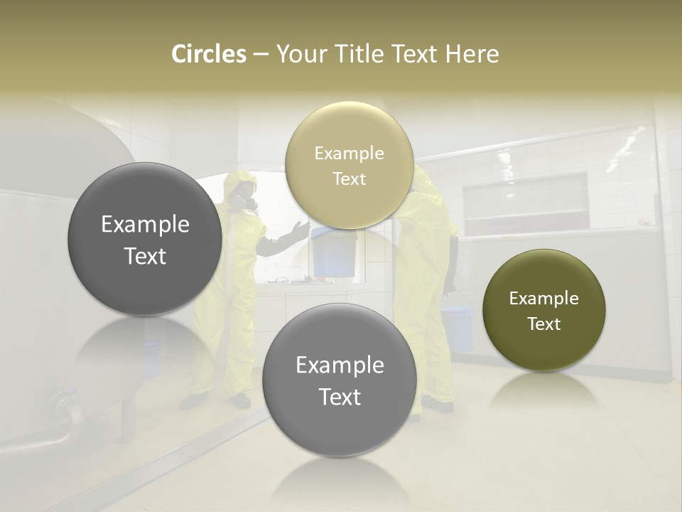 Gloves Mask Steel PowerPoint Template