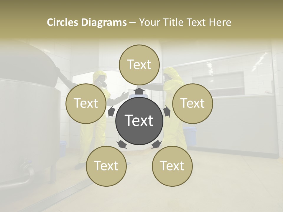 Gloves Mask Steel PowerPoint Template