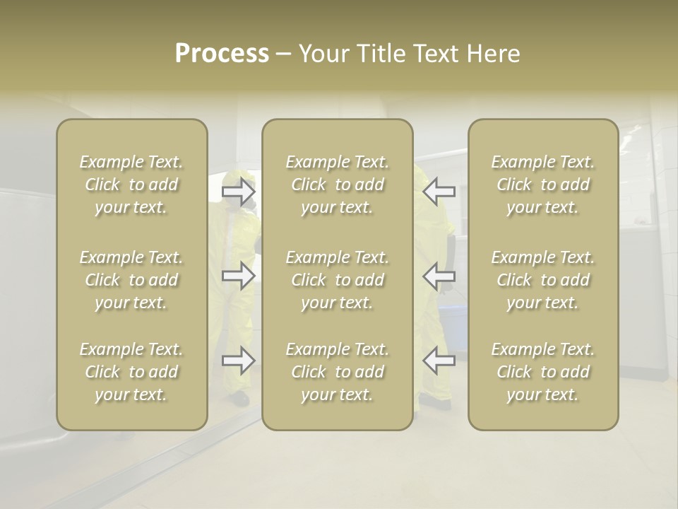 Gloves Mask Steel PowerPoint Template