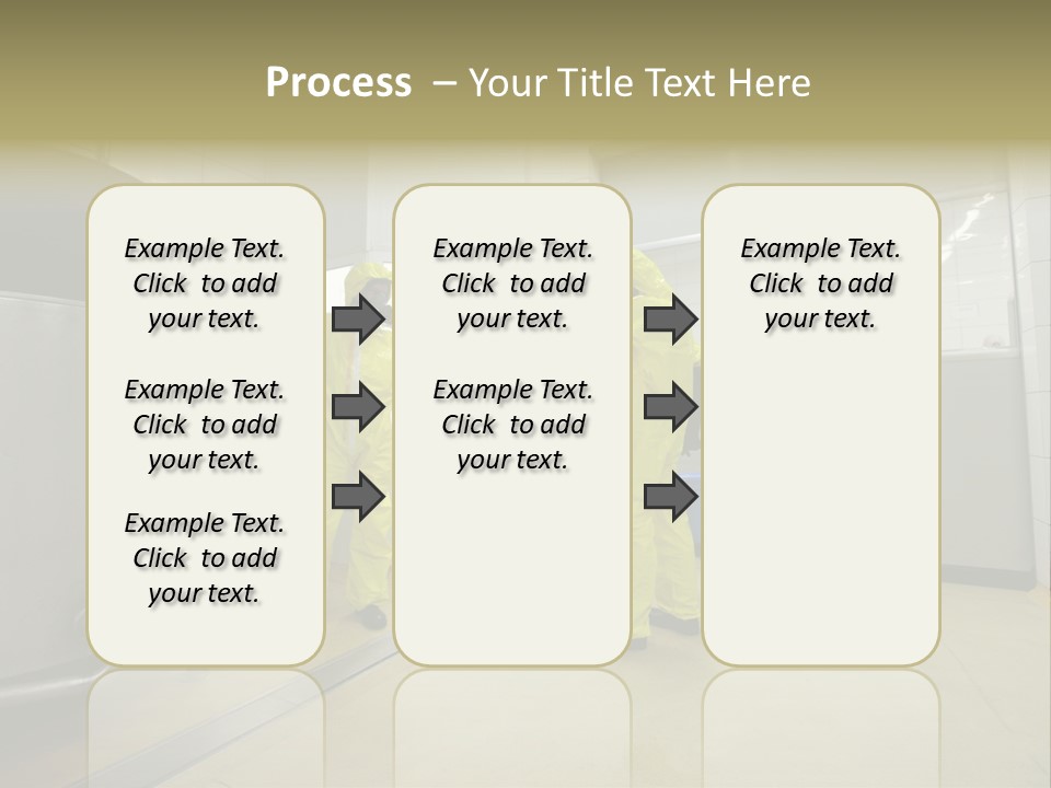 Gloves Mask Steel PowerPoint Template