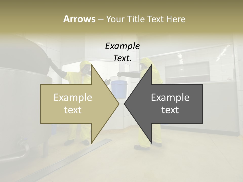 Gloves Mask Steel PowerPoint Template