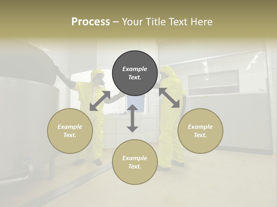 Gloves Mask Steel PowerPoint Template