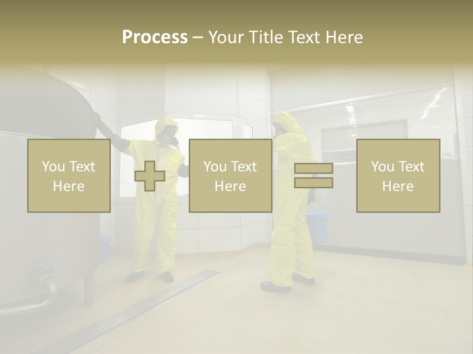 Gloves Mask Steel PowerPoint Template