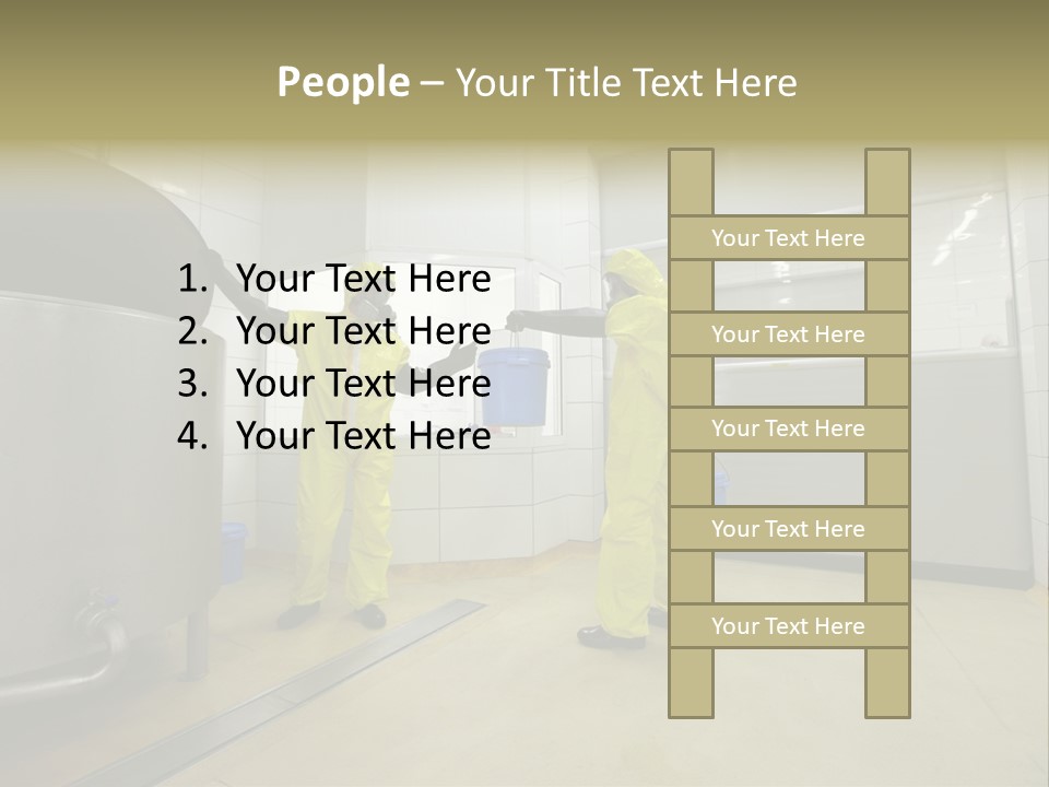 Gloves Mask Steel PowerPoint Template