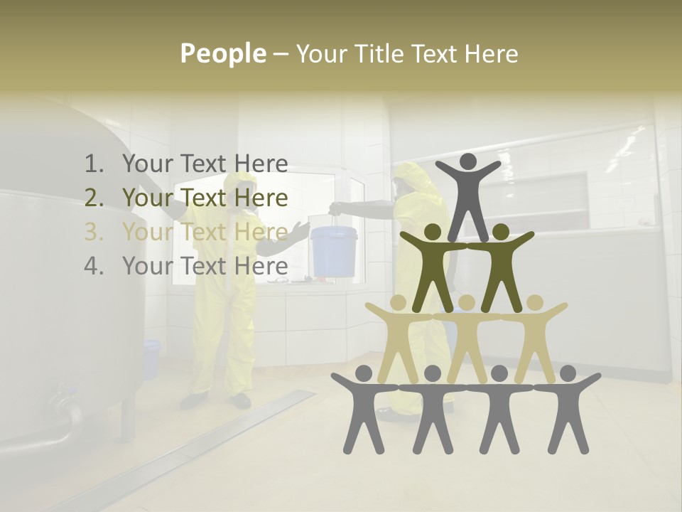 Gloves Mask Steel PowerPoint Template