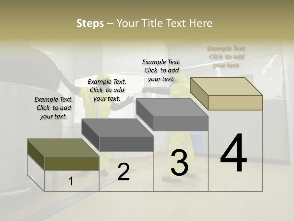 Gloves Mask Steel PowerPoint Template