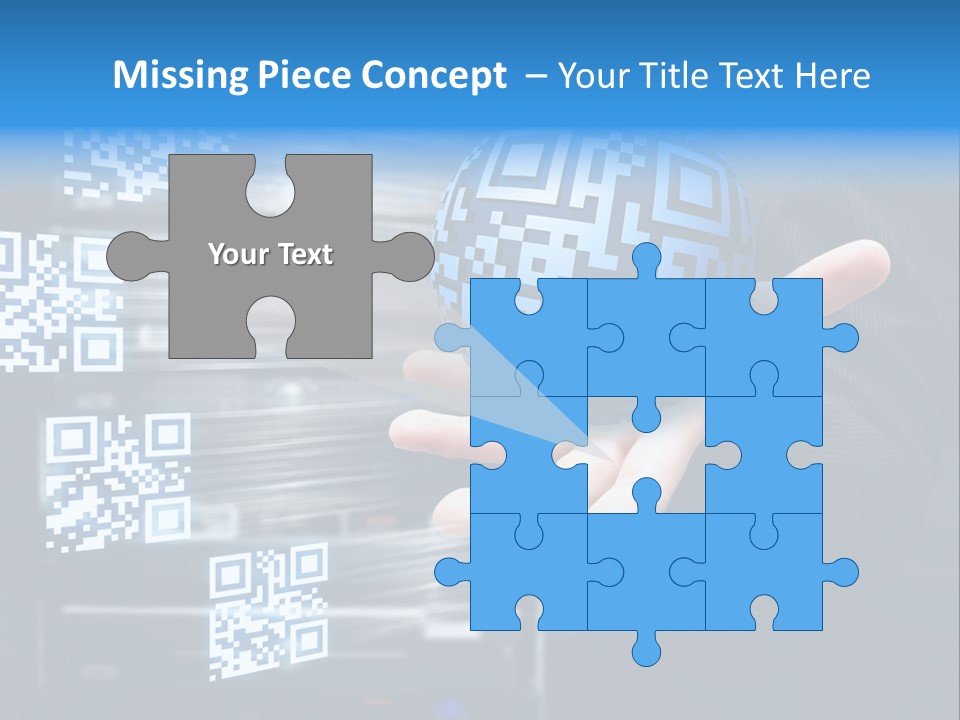 Technology Scanning Qr Code Code PowerPoint Template