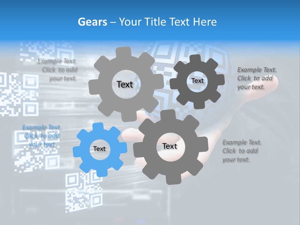 Technology Scanning Qr Code Code PowerPoint Template