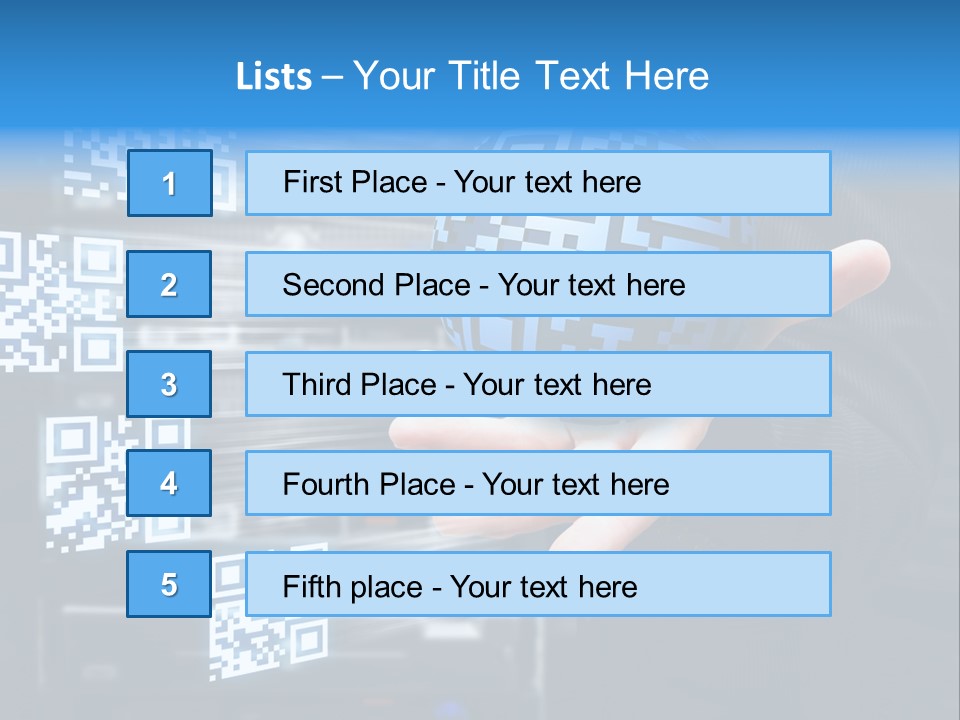 Technology Scanning Qr Code Code PowerPoint Template